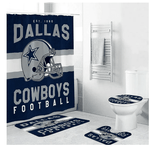 football team helmet dallas cowboys bathroom sets shower curtain sets 0