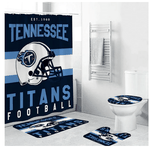 football team helmet tennessee titans bathroom sets shower curtain sets 0