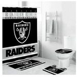 football team las vegas raiders 1960 bathroom sets shower curtain sets 0
