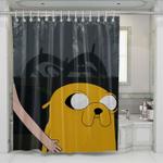 forest of adventure time shower curtains 0