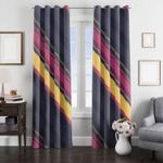 formula one pattern shape window curtain 0