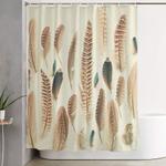 found feathers shower curtain 0