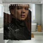 fragile awesome graphic death stranding shower curtains 0