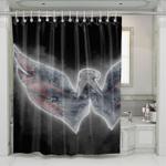 freezing logo nhl team shower curtains 0