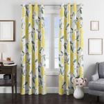 fresh lemon from the tree window curtain 0