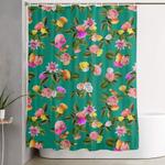 frida floral shower curtain 0