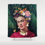 frida kahlo world women day shower curtain 0