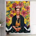 frida tropical shower curtain 0