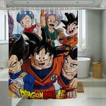 friendship dragon ball super shower curtains 0
