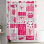 fright delight shower curtain 0