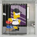 front of store sportwear adidas nike simpsons shower curtains 0
