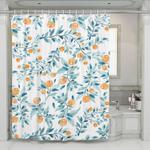 fruit watercolor painting shower curtains 0