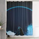 full dark shower curtain 0