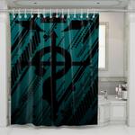 fullmetal alchemist logo silhouette shower curtains 0