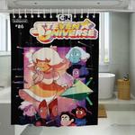 galaxy war steven universe shower curtains 0
