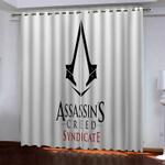 game assassins creed pattern curtains blackout window drapes 0