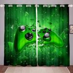 game controller blackout curtain gamepad window curtain gamepad break curtain home decorations for gamer blackout window curtains 100 polyester 41 7 107 9 0