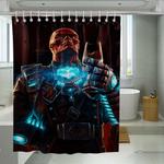 game of marvel red skull shower curtains 0