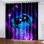 gamepad curtains game joystick blackout window treatments drapes decor 0