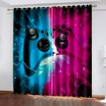 gamepad curtains joystick blackout window treatments drapes for room decor 0