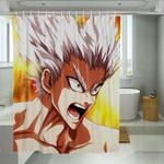 garau power one punch man shower curtains 0