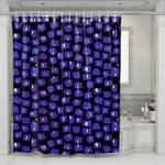 gengar purple species shower curtains 0