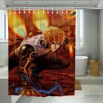 genos cybord one punch man season 2 shower curtains 0
