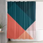 geometric 1708 shower curtain 0