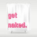 get naked pink shower curtain 0