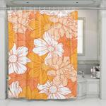 ghibli style flowers blossom shower curtains 0