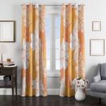 ghibli style flowers blossom window curtain 0