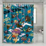 ghost pokemon animation movies shower curtains 0