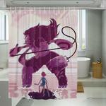 giant and pearl cartoon network shower curtains 0