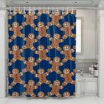 gingerbread for our christmas shower curtains 0