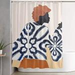 girl 2 shower curtain 0