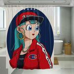 girl champion dragon ball hypebeast shower curtains 0
