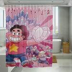 giving diamond steven universe shower curtains 0