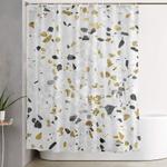 glitter and grit shower curtain 0