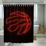 glow toronto raptors icon shower curtains 0