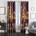 glow yellow kyrie irving cavaliers window curtain 0