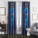 glowing blue jersey titans window curtain 0