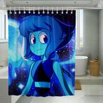 glowing in the dark lapis lazuli shower curtains 0
