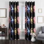 glowing mockingbird the hunger games window curtain 0