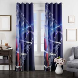 Goal Of Hockey Sport Window Curtain Best Gift For Room Decorations