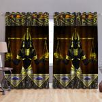 gods ancient egyptian anubis pattern window curtains egypt god history blackout window curtains 100 polyester 417 1079 0