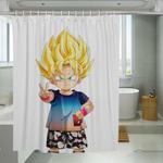 gohan peace streetwear bape shower curtains 0