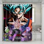 goku and another character shower curtains 0