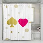 gold and pink kate spade shower curtains 0