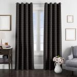 golden star black small window curtain 0