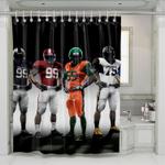 good player nfl shower curtains 0